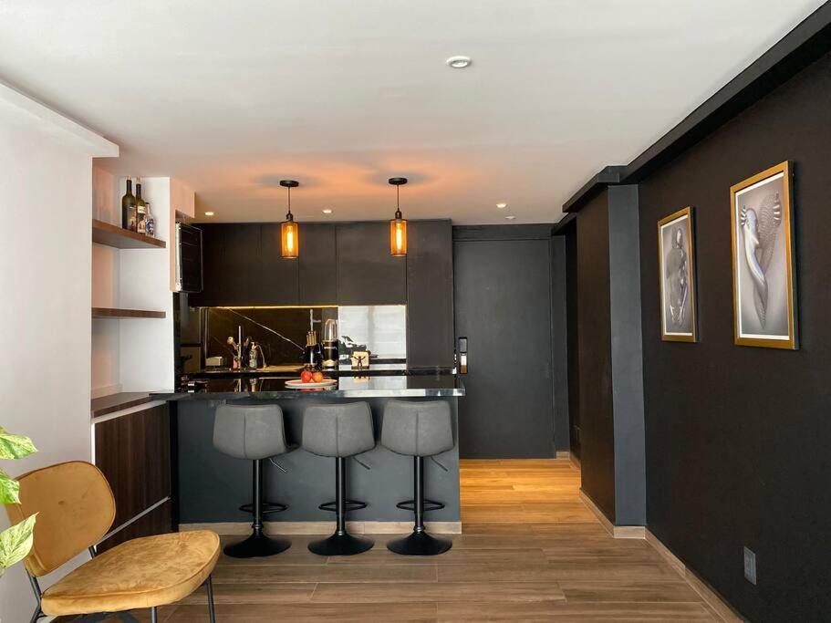 Black Loft. Moderno Y Nuevo, Super Ubicado. Mexikóváros Kültér fotó